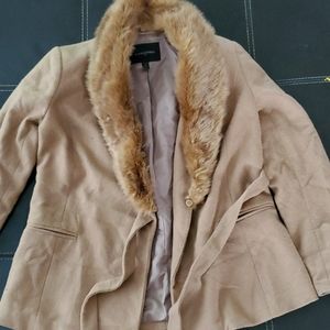 Banana Replublic Jacket, with Removable Fur Collar